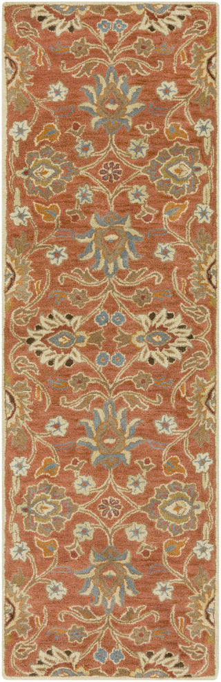 Surya Caesar CAE-1107 Rust Area Rug 2'6'' x 8' Runner