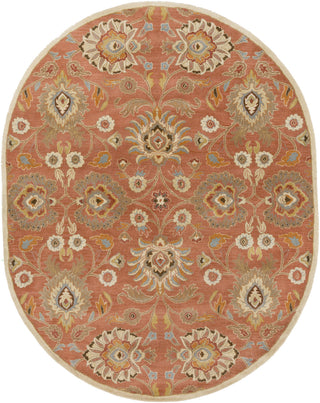 Surya Caesar CAE-1107 Rust Area Rug 8' x 10' Oval