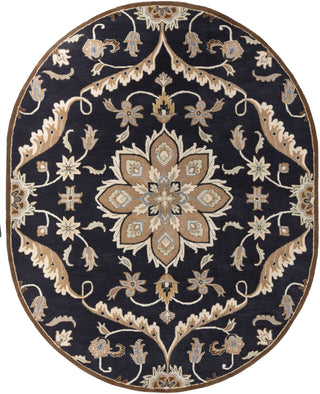 Surya Caesar CAE-1113 Navy Area Rug 8' x 10' Oval