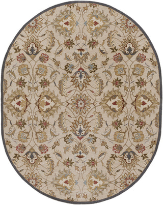 Surya Caesar CAE-1118 Beige Area Rug 8' x 10' Oval