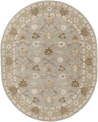 Surya Caesar CAE-1126 Grey Area Rug 8' x 10' Oval