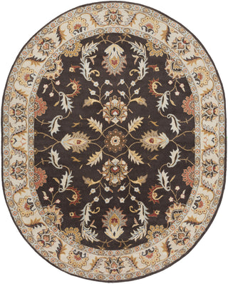 Surya Caesar CAE-1130 Mocha Area Rug 8' x 10' Oval