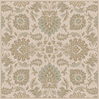 Caesar CAE-1177 White Area Rug by Surya 8' Square