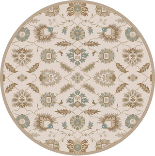 Caesar CAE-1178 White Area Rug by Surya 8' Round