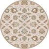 Surya Caesar CAE-1178 White Area Rug 8' Round