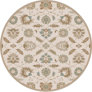 Surya Caesar CAE-1178 White Area Rug 8' Round