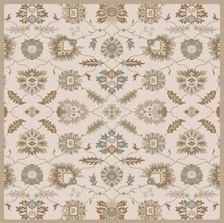 Caesar CAE-1178 White Area Rug by Surya 8' Square