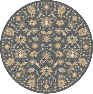 Surya Caesar CAE-1180 Black Area Rug 8' Round