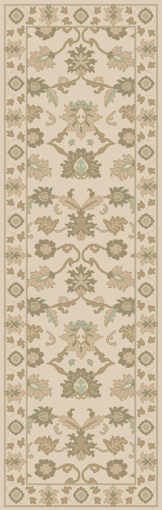 Caesar CAE-1182 White Area Rug by Surya 2'6'' X 8' Runner