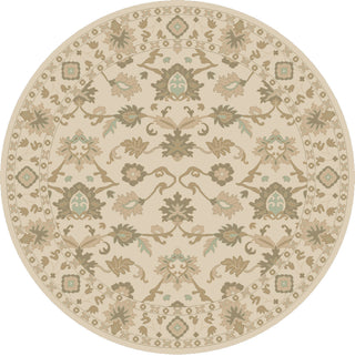 Caesar CAE-1182 White Area Rug by Surya 8' Round