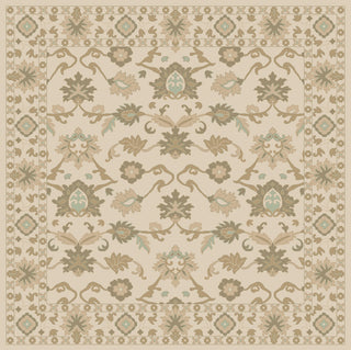 Caesar CAE-1182 White Area Rug by Surya 8' Square