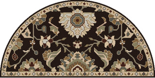 Caesar CAE-1183 Black Area Rug by Surya 2' X 4' Hearth