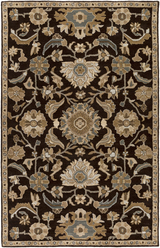 Caesar CAE-1183 Black Area Rug by Surya 5' X 8'