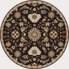 Caesar CAE-1183 Black Area Rug by Surya 8' Round