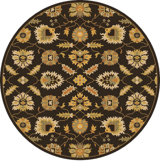 Caesar CAE-1184 Brown Area Rug by Surya 8' Round