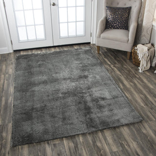 Rizzy Calgary CR690A DARK GRAY Area Rug Corner Image Feature