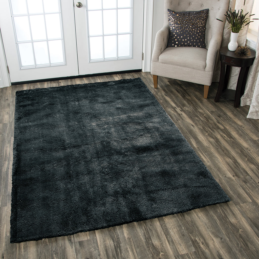 Rizzy Calgary CR693A Charcoal Area Rug Room Image Feature
