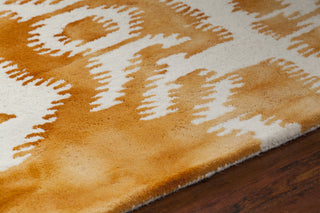 Chandra Cailin CAI-42001 Orange/Beige Area Rug Detail