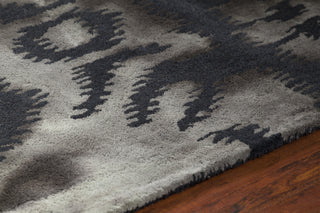 Chandra Cailin CAI-42002 Charcoal/Beige Area Rug Detail