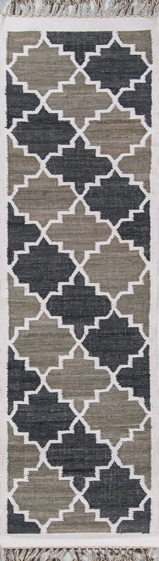 Momeni California CAL-1 Charcoal Area Rug by Novogratz Runner Image