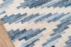 Momeni California CAL-2 Blue Area Rug by Novogratz Close up