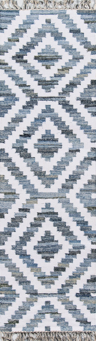 Momeni California CAL-2 Blue Area Rug by Novogratz Runner Image