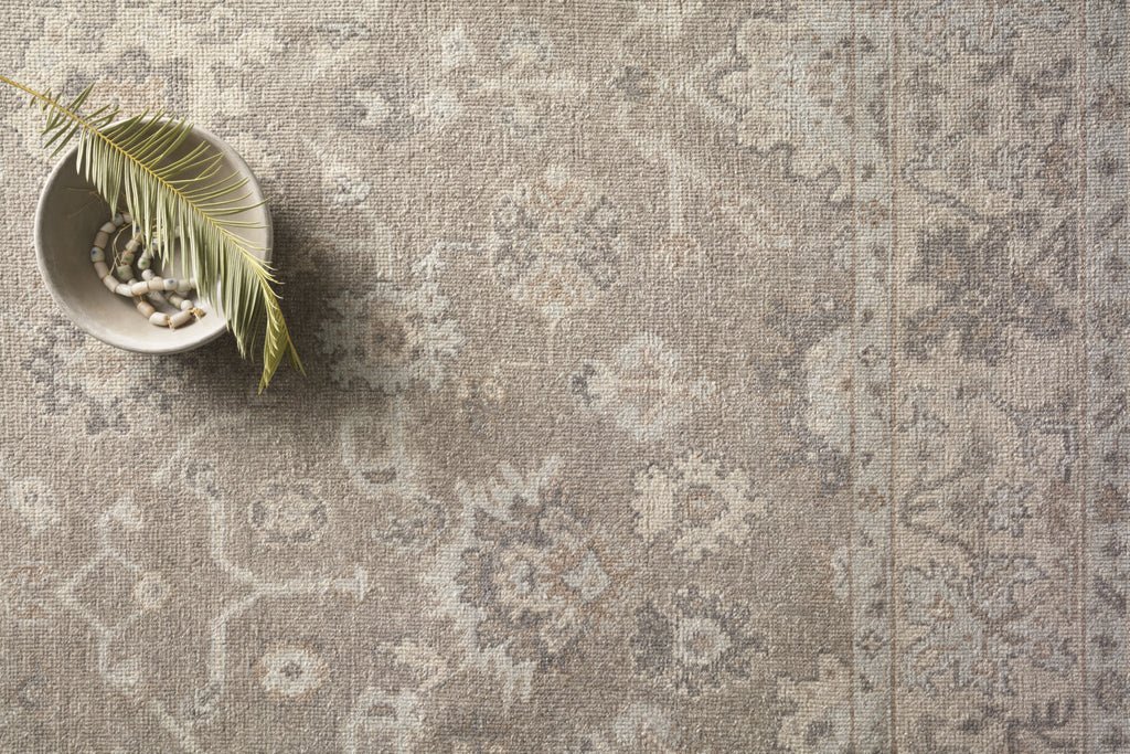 Loloi Cambridge CAM-03 Taupe/Ivory Area Rug Runner Image Feature
