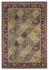 KAS Cambridge 7325 Red Kashan Panel Machine Woven Area Rug