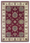 KAS Cambridge 7340 Red/Ivory Floral Mahal Machine Woven Area Rug