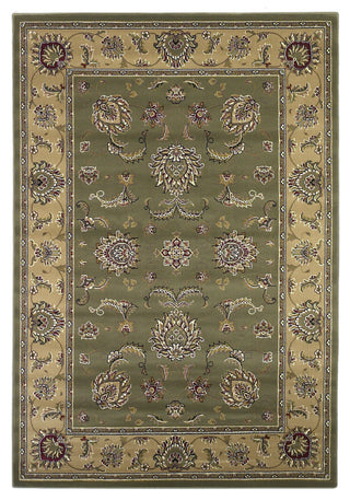 KAS Cambridge 7343 Sage/Beige Bijar Machine Woven Area Rug