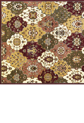 KAS Cambridge 7352 Jeweltone Panel Area Rug main image