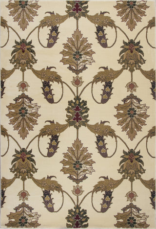 KAS Cambridge 7365 Ivory Palazzo Machine Woven Area Rug