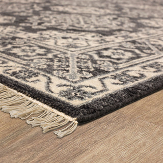 Karastan Paradigm Camille Black Area Rug Lifestyle Image