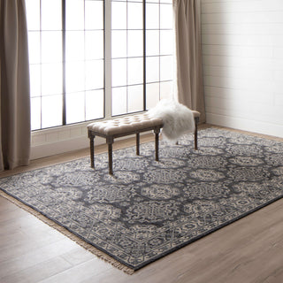 Karastan Paradigm Camille Black Area Rug Lifestyle Image