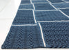 NuStory Bovina Camp Chairs Indigo Area Rug by Newell Turner 