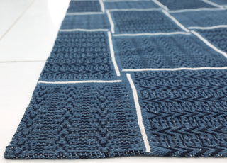 NuStory Bovina Camp Chairs Indigo Area Rug by Newell Turner 