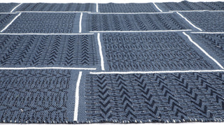 NuStory Bovina Camp Chairs Indigo Area Rug by Newell Turner 