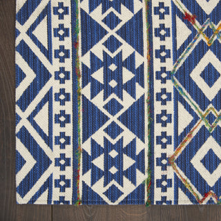 Nourison Canton CAN01 Blue Area Rug