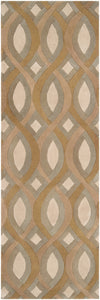 Surya Modern Classics CAN-1901 Beige Area Rug by Candice Olson 2'6'' X 8' Runner