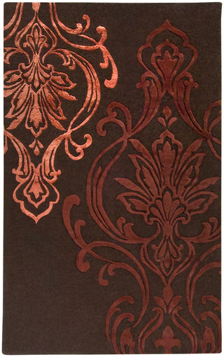 Surya Modern Classics CAN-1950 Burgundy Area Rug by Candice Olson 5' x 8'