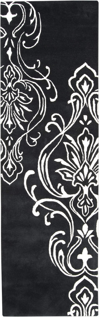 Surya Modern Classics CAN-1951 Black Area Rug by Candice Olson 2'6'' X 8' Runner