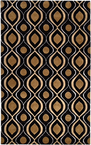 Surya Modern Classics CAN-1956 Black Area Rug by Candice Olson 5' x 8'