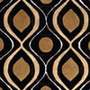 Surya Modern Classics CAN-1956 Black Hand Tufted Area Rug by Candice Olson Sample Swatch