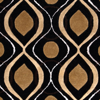 Surya Modern Classics CAN-1956 Black Hand Tufted Area Rug by Candice Olson Sample Swatch