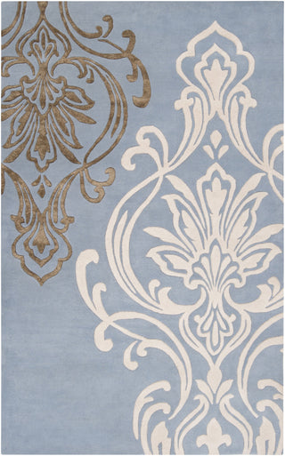 Surya Modern Classics CAN-1980 Sky Blue Area Rug by Candice Olson 5' x 8'