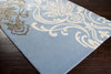 Surya Modern Classics CAN-1980 Sky Blue Hand Tufted Area Rug by Candice Olson 5x8 Corner