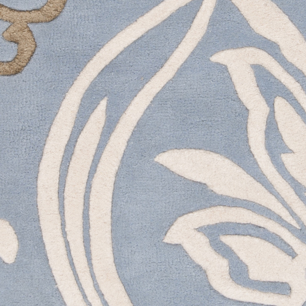 Surya Modern Classics CAN-1980 Sky Blue Hand Tufted Area Rug by Candice Olson Sample Swatch