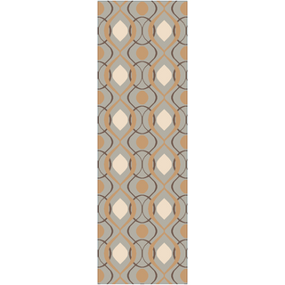 Surya Modern Classics CAN-1984 Grey Area Rug by Candice Olson 2'6'' x 8' Runner