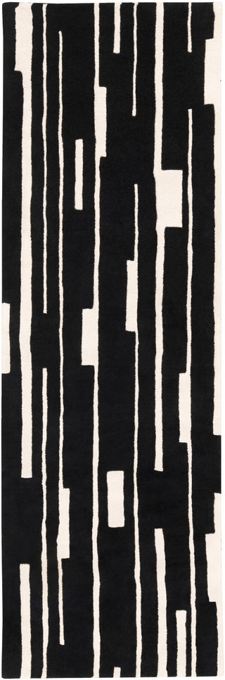 Surya Modern Classics CAN-1998 Black Area Rug by Candice Olson 2'6'' x 8' Runner