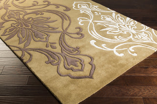 Surya Modern Classics CAN-2009 Chocolate Hand Tufted Area Rug by Candice Olson 5x8 Corner